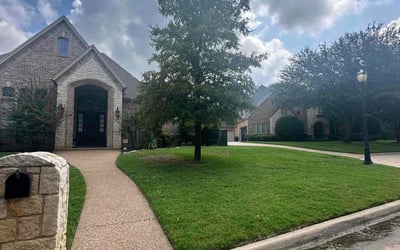 Photo of Koby C.'s yard after getting lawn care in Southlake, TX