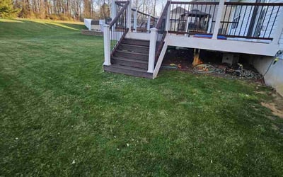 Photo of Crystal B.'s yard after getting lawn care in Albrightsville, PA