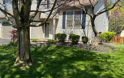 Photo of Drew R.'s yard after getting lawn care in Hilliard, OH