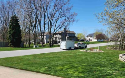 Photo of Stacie R.'s yard after getting lawn care in Greenville, MI