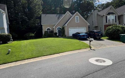 Photo of Audry W.'s yard after getting lawn care in Spartanburg, SC