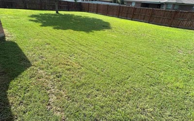 Photo of Shawn G.'s yard after getting lawn care in Weatherford, TX