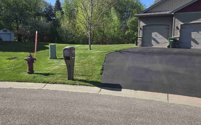 Photo of Justin W.'s yard after getting lawn care in Topeka, KS