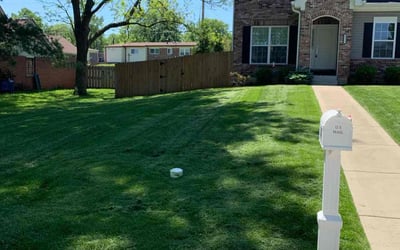 Photo of Frederica M.'s yard after getting lawn care in Sullivan, MO