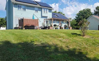 Photo of Roslyn S.'s yard after getting lawn care in Belleville, IL