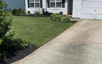Photo of Jessica W.'s yard after getting lawn care in Mauldin, SC