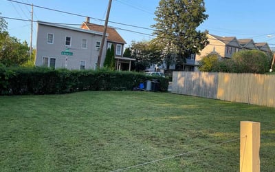 Photo of Terrance D.'s yard after getting lawn care in Milford, PA