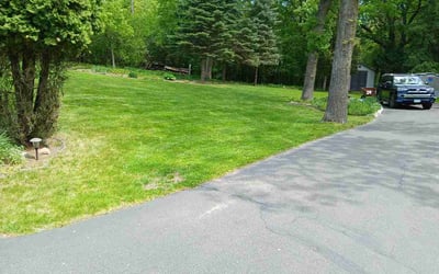 Photo of Jake M.'s yard after getting lawn care in Yorkville, IL