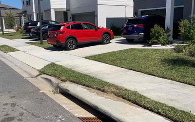 Photo of Kristie A.'s yard after getting lawn care in Channelview, TX