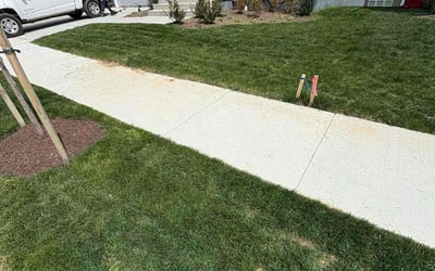 Photo of Terry D.'s yard after getting lawn care in Harpers Ferry, WV