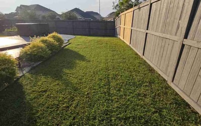 Photo of Ronny W.'s yard after getting lawn care in Bryant, AR