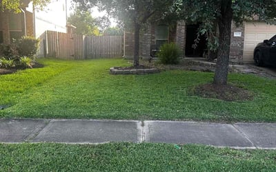 Photo of Marlon F.'s yard after getting lawn care in Crown Point, IN