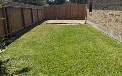 Photo of Christina G.'s yard after getting lawn care in Louisburg, NC