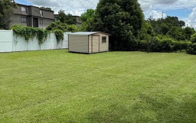 Photo of Hector C.'s yard after getting lawn care in Mobile, AL