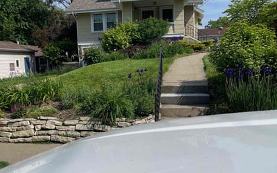 Photo of Justine U.'s yard after getting lawn care in Des Moines, IA
