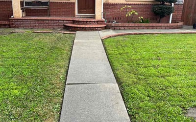 Photo of Kenneth H.'s yard after getting lawn care in Downey, CA