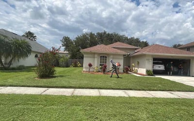 Photo of Christopher S.'s yard after getting lawn care in Baldwinsville, NY
