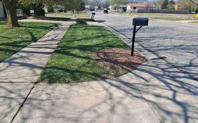 Photo of Sandra R.'s yard after getting lawn care in Andover, KS