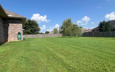 Photo of Sandra A.'s yard after getting lawn care in Toney, AL