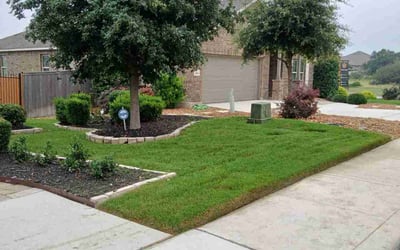 Photo of Marita J.'s yard after getting lawn care in Von Ormy, TX