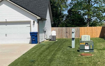 Photo of Karla G.'s yard after getting lawn care in Clarksville, TN