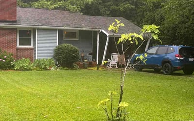 Photo of Michael R.'s yard after getting lawn care in Frederick, MD