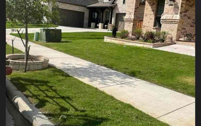 Photo of Gwen H.'s yard after getting lawn care in Mansfield, MA