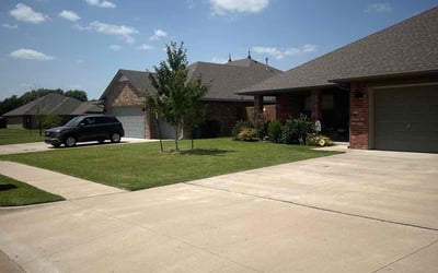 Photo of Hayley C.'s yard after getting lawn care in Princeton, TX