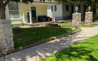 Photo of John M.'s yard after getting lawn care in Bluffdale, UT