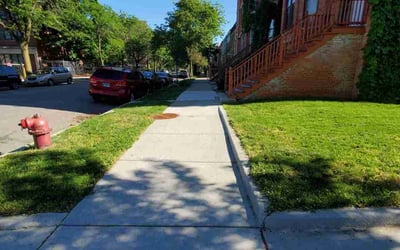 Photo of Cynthia R.'s yard after getting lawn care in Justice, IL