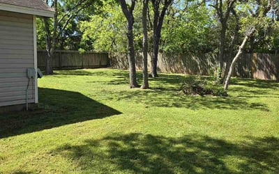 Photo of Lance T.'s yard after getting lawn care in Duxbury, MA