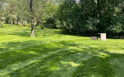 Photo of Larry L.'s yard after getting lawn care in Orion, MI