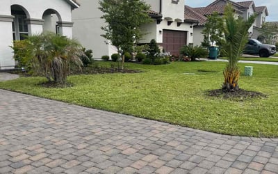 Photo of Demetrius M.'s yard after getting lawn care in Lincoln, RI