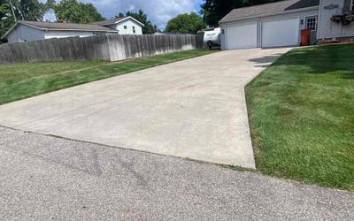 Photo of Andrea L.'s yard after getting lawn care in Spring Lake, MI