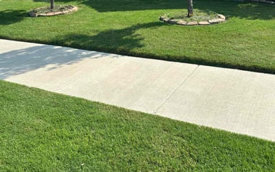 Photo of Jennifer W.'s yard after getting lawn care in Cleburne, TX