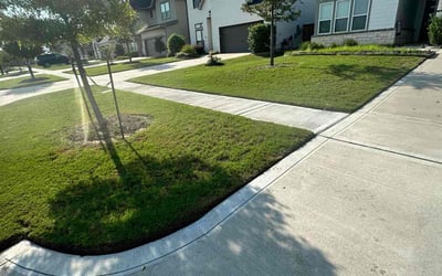 Photo of Brad S.'s yard after getting lawn care in Winston-Salem, NC