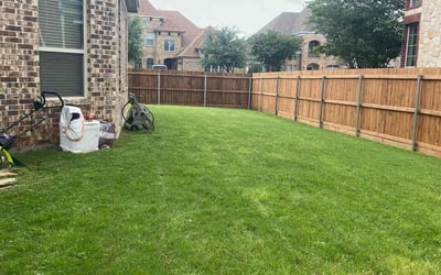 Photo of Arun K.'s yard after getting lawn care in Mansfield, MA