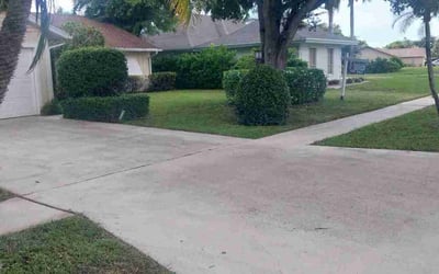 Photo of Joel D.'s yard after getting lawn care in West Palm Beach, FL