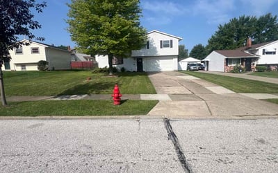 Photo of Elliot &.'s yard after getting lawn care in Bedford Heights, OH