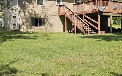 Photo of Laquite E.'s yard after getting lawn care in Ozark, MO