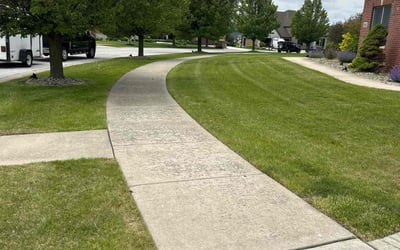 Photo of Austin W.'s yard after getting lawn care in Troy, OH