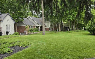 Photo of Peter D.'s yard after getting lawn care in Highland, IL