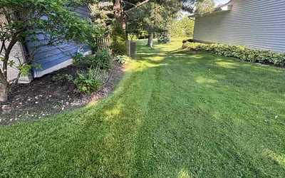 Photo of Jessica E.'s yard after getting lawn care in Hudson, OH