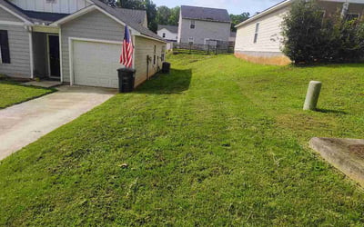 Photo of Jeshiem A.'s yard after getting lawn care in Ashville, OH