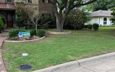 Photo of Shayne D.'s yard after getting lawn care in Mastic, NY