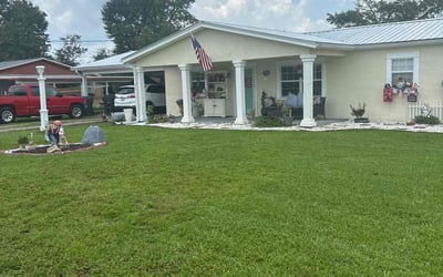 Photo of Derek H.'s yard after getting lawn care in Panama City Beach, FL