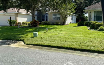 Photo of Jenn W.'s yard after getting lawn care in Bedford, TX