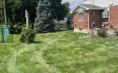 Photo of Robert B.'s yard after getting lawn care in Brookville, OH
