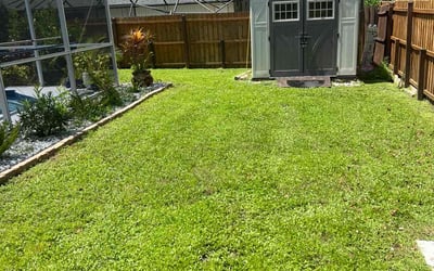 Photo of Mary W.'s yard after getting lawn care in South Bend, IN