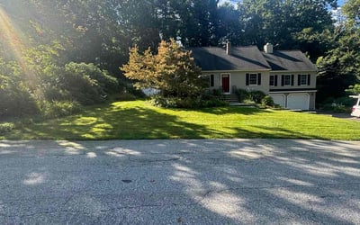 Photo of Shelby S.'s yard after getting lawn care in Chelmsford, MA